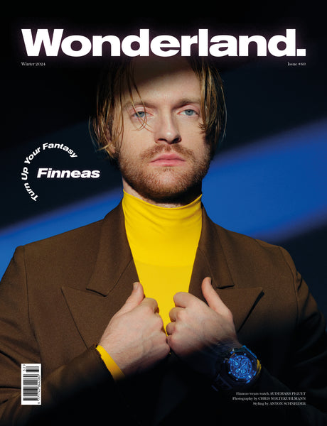 FINNEAS Covers Wonderland's Winter issue 2024 Wearing Audemars Piguet