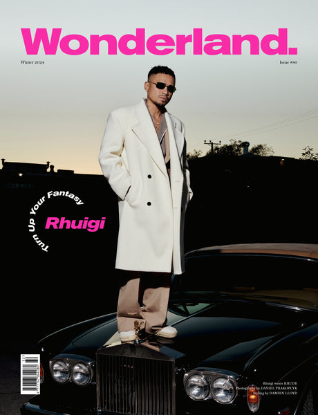 RHUIGI Covers Wonderland's Winter issue 2024